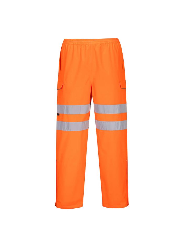 Hi-Vis Extreme Rain Trousers, L, R, Orange