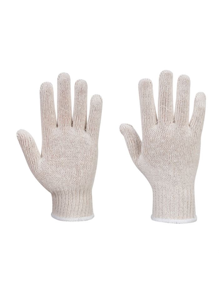 String Knit Liner Glove (300 Pairs), L, R, White