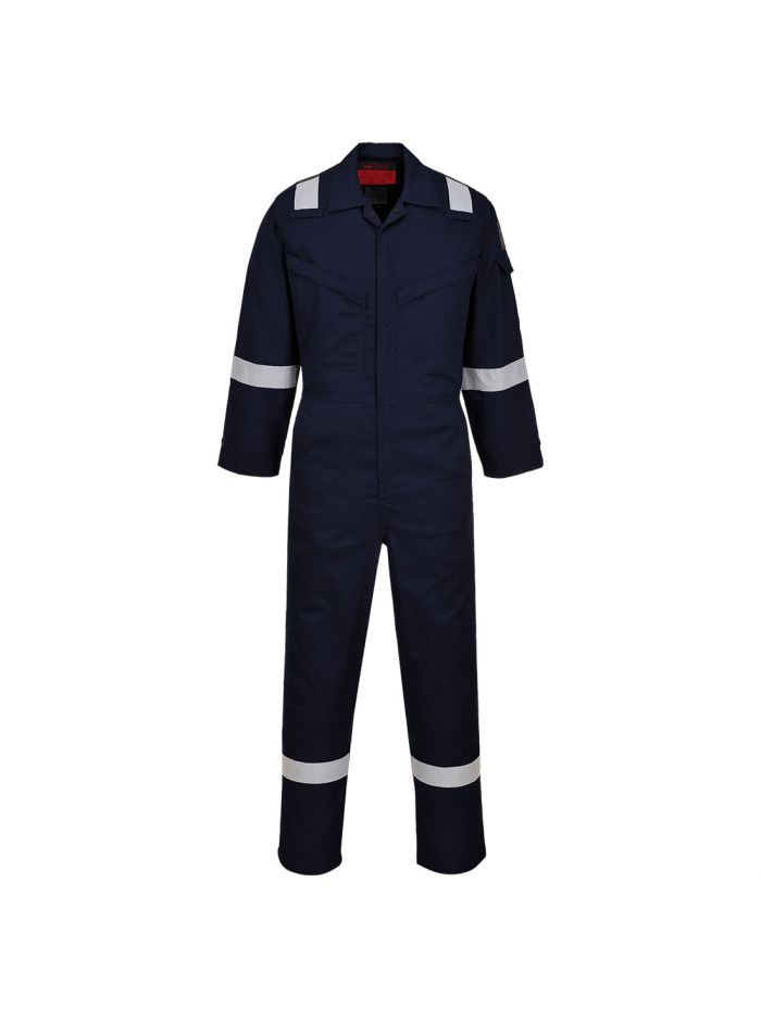 Araflame Silver Coverall, 34, R, Navy