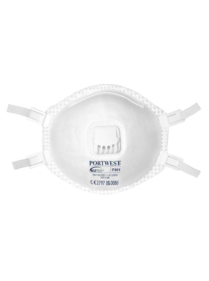 FFP3 Valved Respirator (Pk10), , R, White