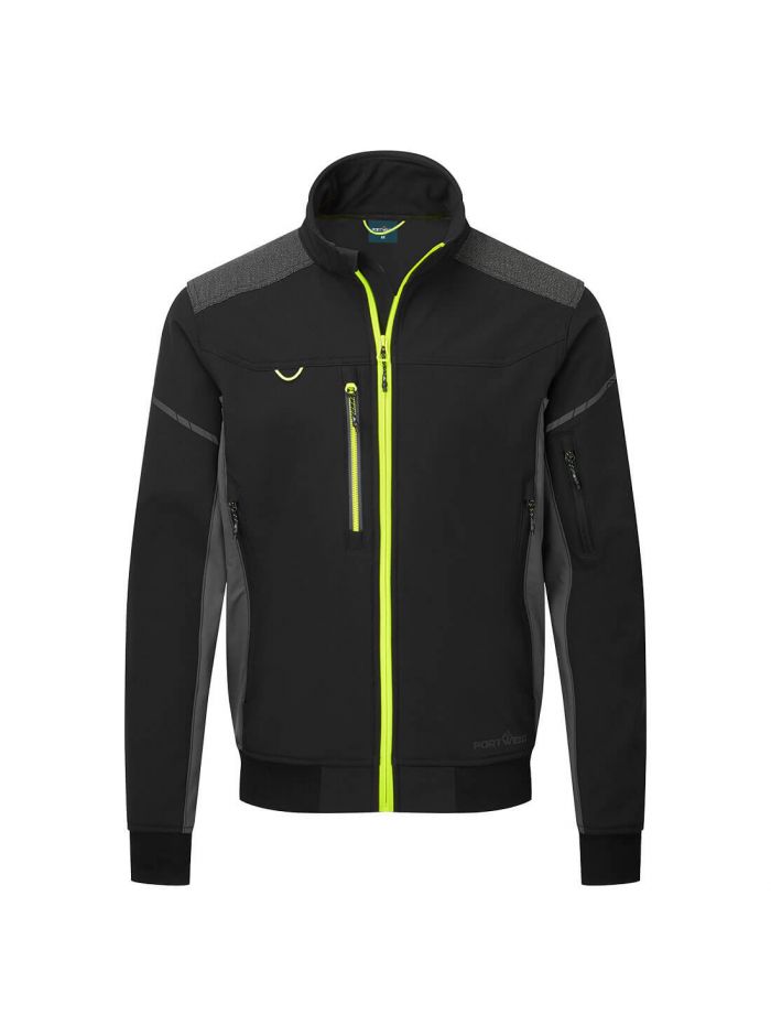 EV4 Softshell Bomber Jacket (3L), L, R, Black