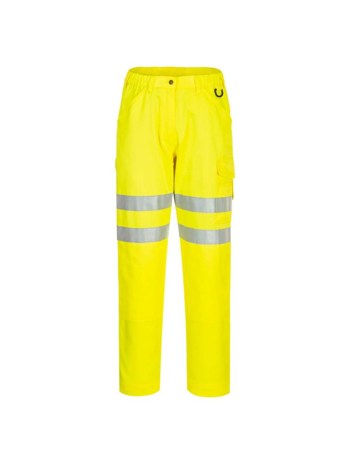 Eco Hi-Vis Work Trousers, 28, R, Yellow