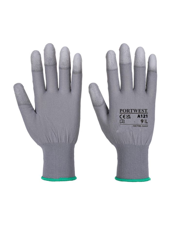 PU Fingertip Glove, L, R, Grey