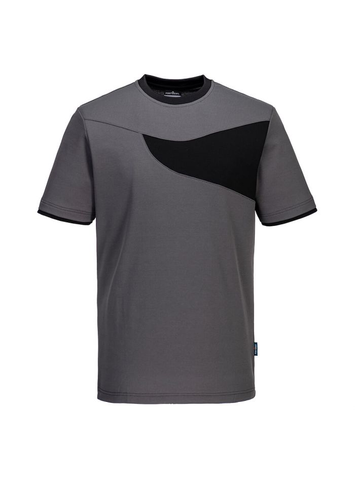 PW2 Cotton Comfort T-Shirt S/S, L, R, Zoom Grey/Black