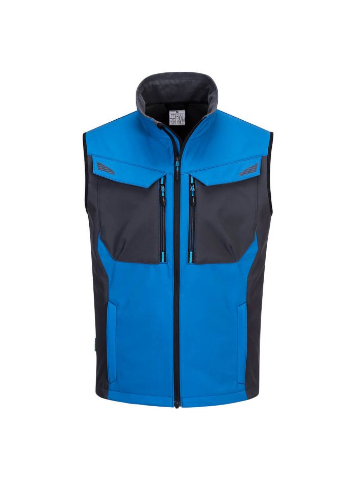 WX3 Softshell Gilet (3L), L, R, Persian Blue