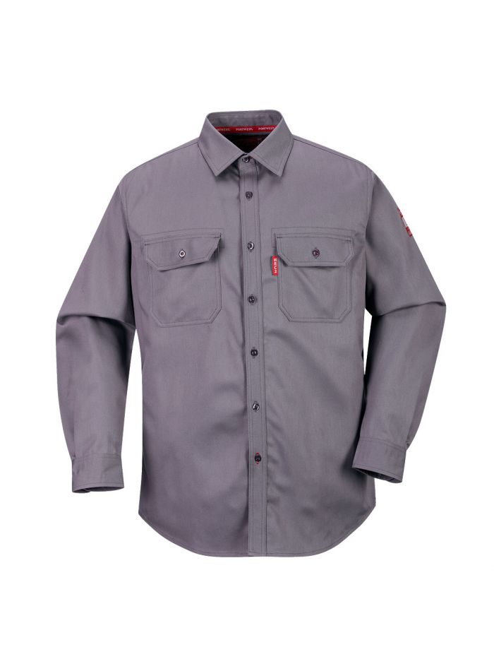 Bizflame 88/12 FR Shirt, 4XL, R, Grey