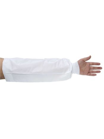 BizTex Microporous Sleeve with Knitted Cuff Type PB[6] (150 Pairs), , R, White