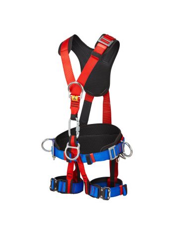 Portwest 4 Point Comfort Plus Harness, , R, Red
