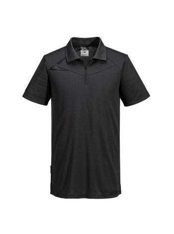 DX4 Polo Shirt S/S, L, R, All Black