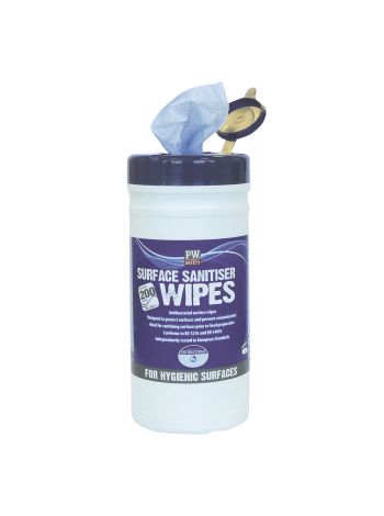 Surface Sanitiser Wipes (200 Wipes), , U, Blue
