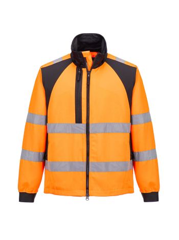 WX2 Eco Hi-Vis Work Jacket , 4XL, R, Orange/Black