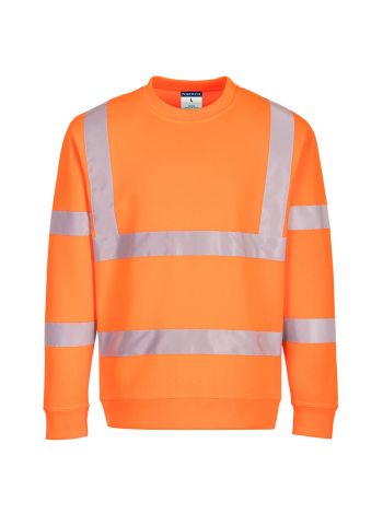 Eco Hi-Vis Sweatshirt, 4XL, R, Orange