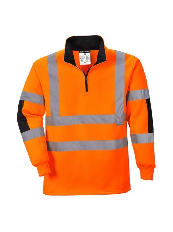Xenon Hi-Vis Rugby Shirt, 4XL, R, Orange