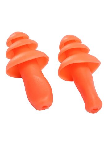 Reusable TPR Ear Plugs (50 Pairs), , R, Orange