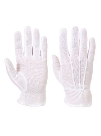 Microdot Glove, L, R, White