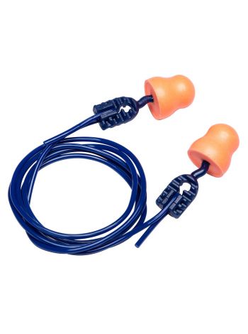 Easy Fit PU Ear Plugs Corded (200 Pairs), , R, Orange