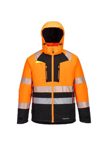 DX4 Hi-Vis Class 2 Winter Jacket, 4XL, R, Orange/Black