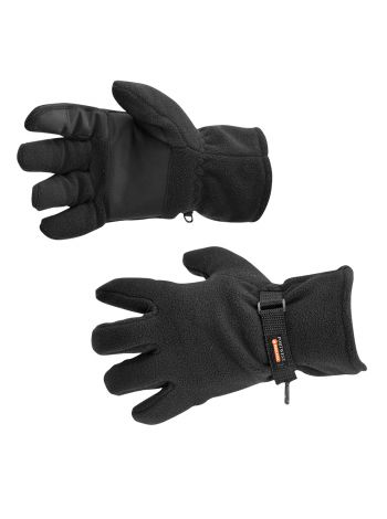Insulated Fleece Glove, , R, Black