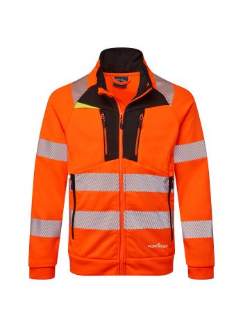 DX4 Hi-Vis Hoodie, 4XL, R, Orange/Black