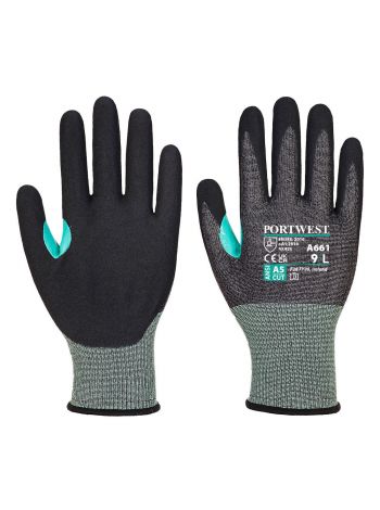 CS Cut E18 Nitrile Glove, L, R, Black