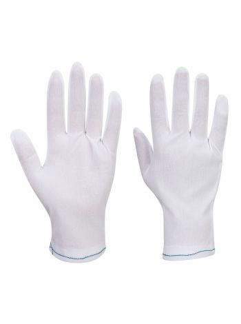 Nylon Inspection Glove (600 Pairs), L, R, White