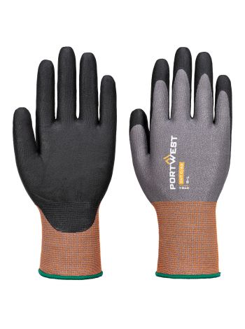 CT Cut C21 Nitrile Glove, L, R, Grey/Black