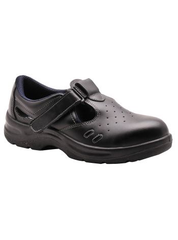 Steelite Safety Sandal S1, 35, R, Black