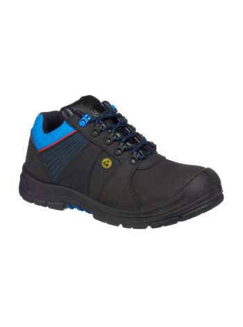 Portwest Compositelite Protector Safety Shoe S3 ESD HRO, 39, B, Black/Blue