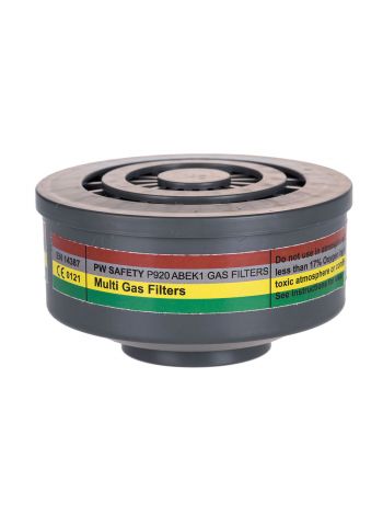 ABEK1 Gas Filter Special Thread Connection (Pk4), , R, Grey