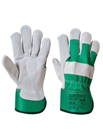 Premium Chrome Rigger Glove, XL, R, Green