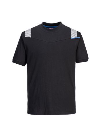 WX3 Flame Resistant T-Shirt, L, R, Black