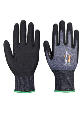 SG Cut C15 Eco Nitrile Glove (Pk12), L, R, Blue/Black