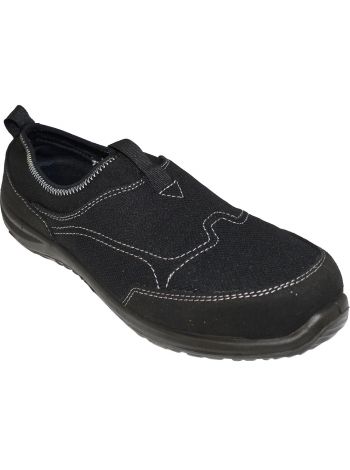 Steelite Tegid Slip On Trainer S1P, 35, R, Black