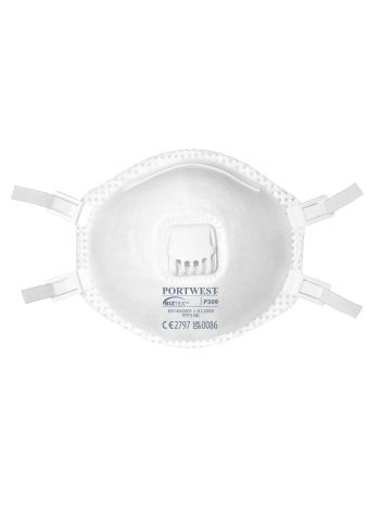 FFP3 Valved Respirator - Blister Pack (Pk2), , R, White