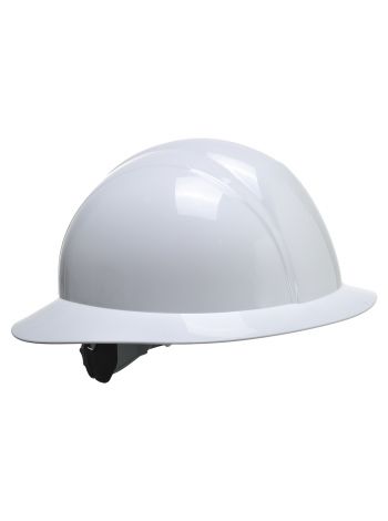 Full Brim Future Helmet  , , R, White