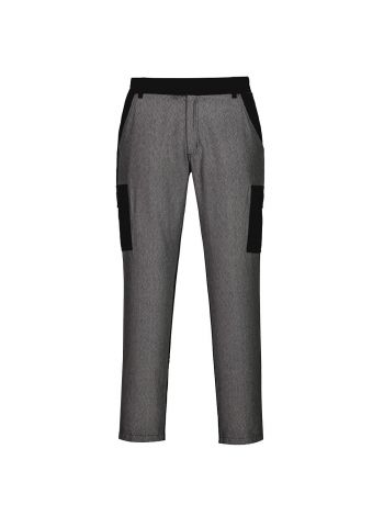 Combat Trousers with Cut Resistant Front, L, R, Black