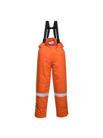 FR Anti-Static Winter Salopettes, L, R, Orange