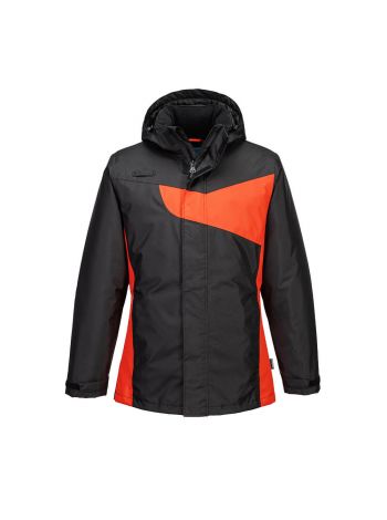 PW2 Winter Jacket, L, R, Black/Red