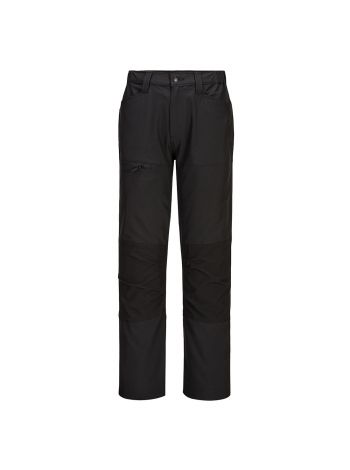 WX2 Eco Active Stretch Work Trousers, 28, R, Black