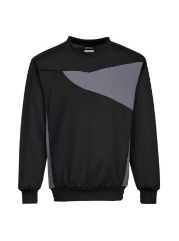 PW2 Sweatshirt, L, R, Black/Zoom Grey
