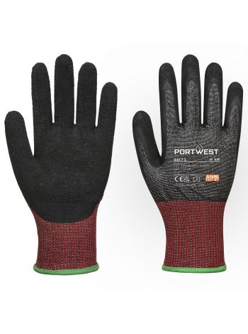 CS Cut F13 Latex Glove, L, R, Black