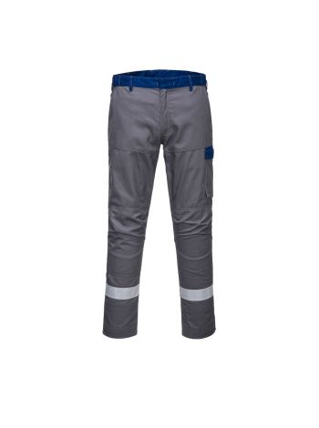 Bizflame Industry Two Tone Trousers, 30, R, Grey