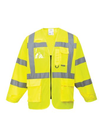 Hi-Vis Executive Jacket, L, R, Yellow