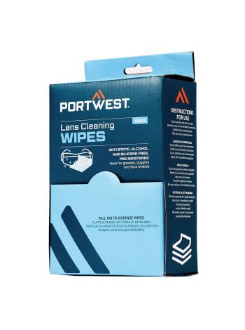 Lens Cleaning Wipes, , R, White