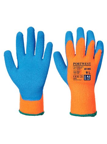Cold Grip Glove, L, L, Orange/Blue