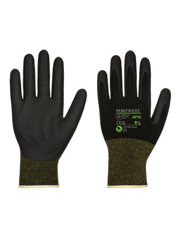 NPR15 Foam Nitrile Bamboo Glove (Pk12), L, R, Black