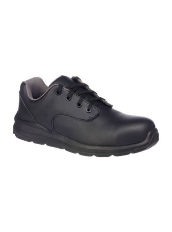 Portwest Compositelite Laced Safety Shoe, 36, R, Black