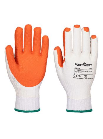 Tough Grip Glove, L, R, Yellow/Orange