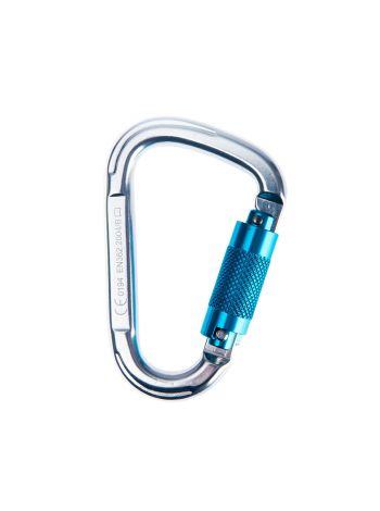 Aluminium Twist Lock Carabiner, , R, Silver