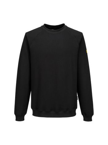 Anti-Static ESD Sweatshirt, L, R, Black